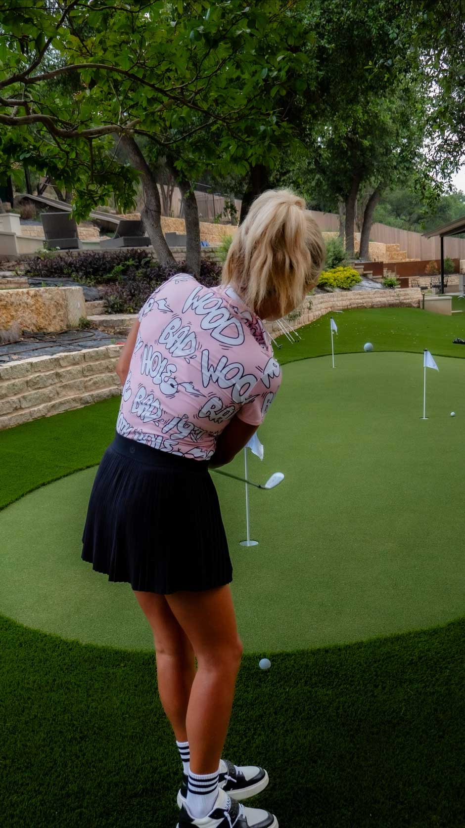 back yard putting green austin texas